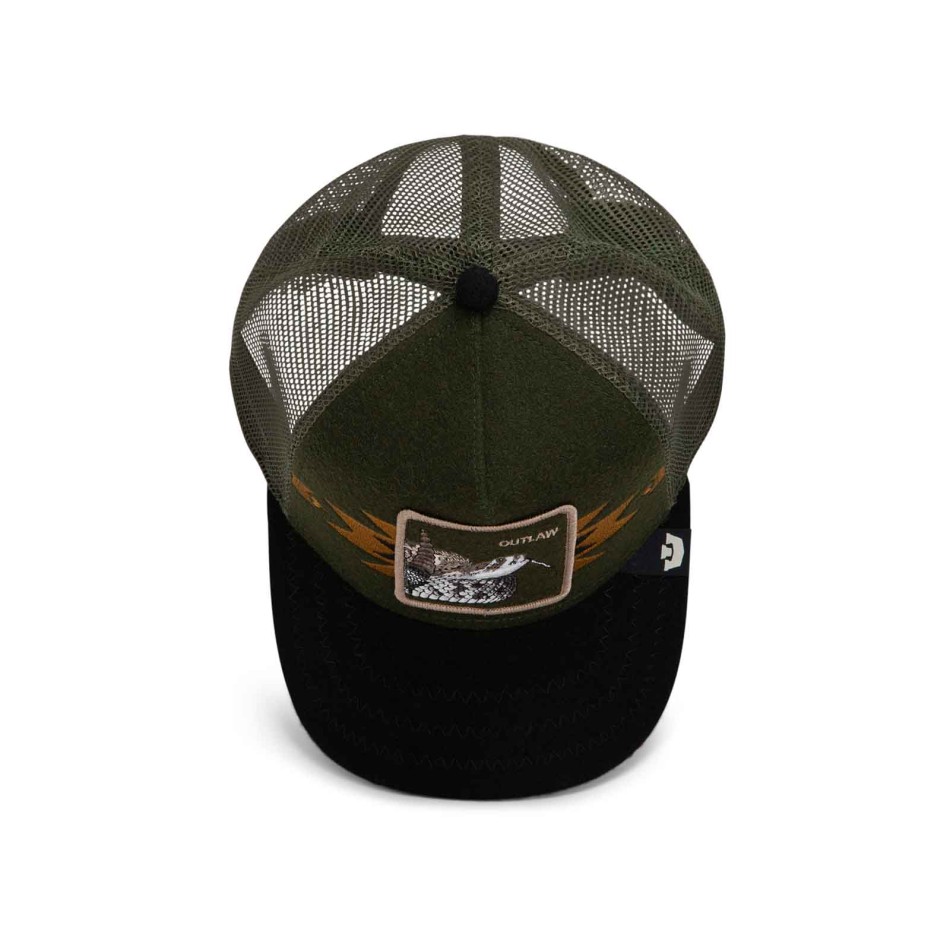 Casquette Trucker Goorin Bros "Outlaw" Serpent | French Market