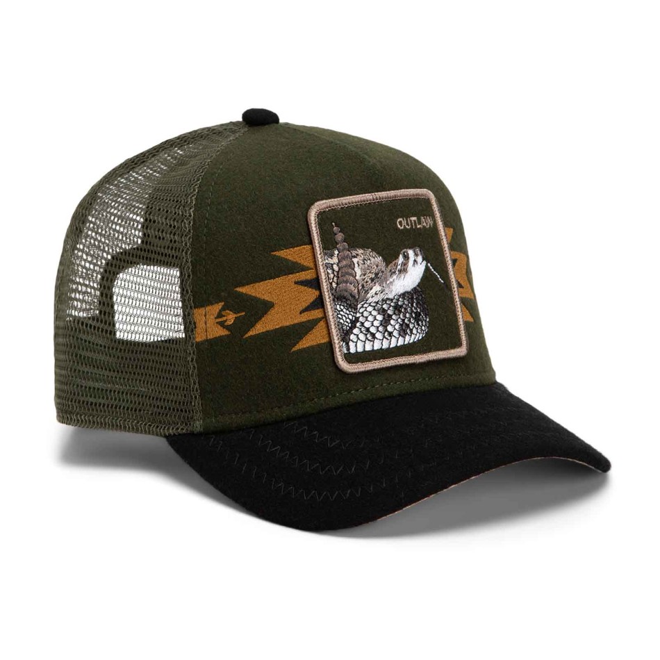 Goorin Bros -trucker-keps ”Outlaw” med ormmotiv | French Market