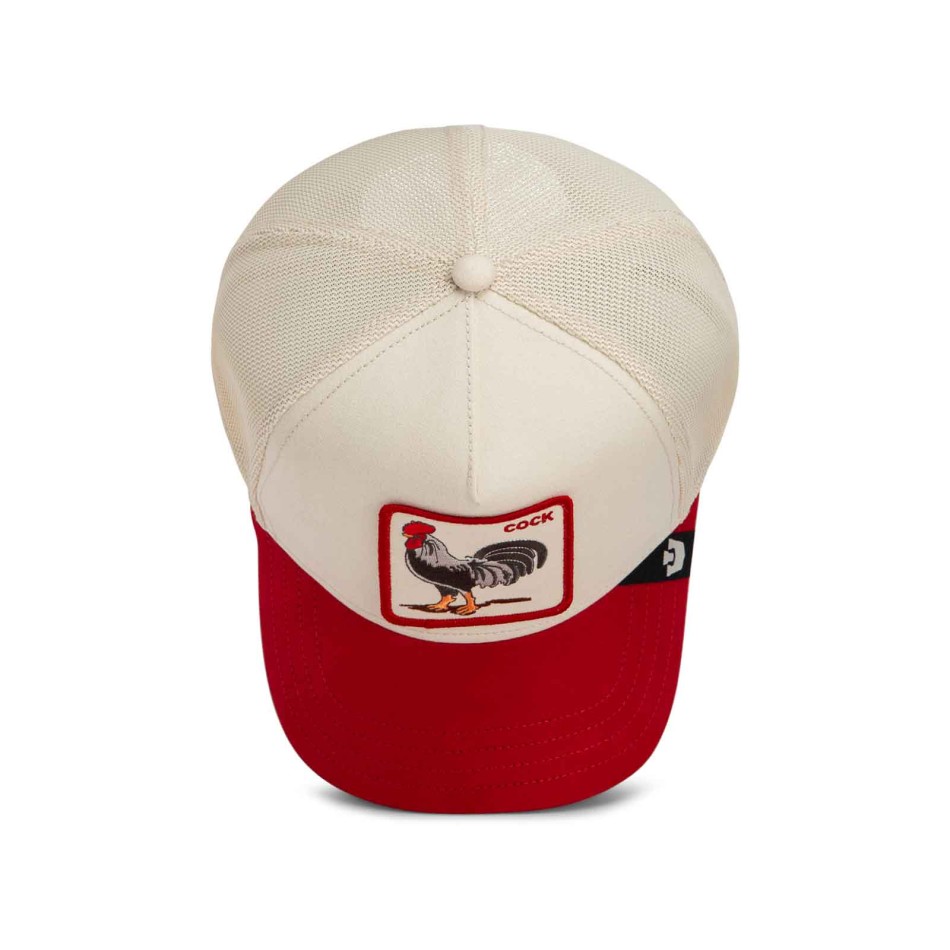 Goorin Bros Gorra Trucker «Rooster Cock» de microgamuza – Gallo bordado – Unisex