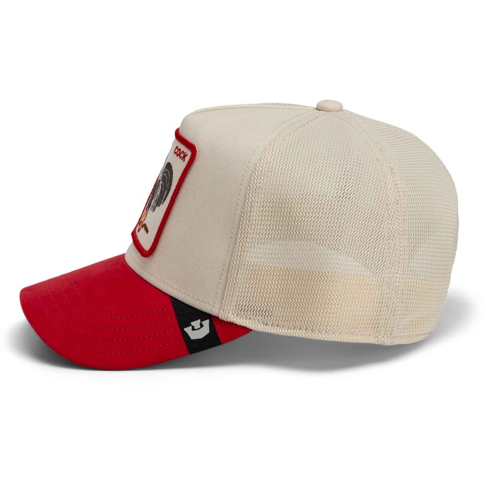 Goorin Bros "Rooster Cock" Micro Suede Trucker Cap – Embroidered Rooster – Unisex