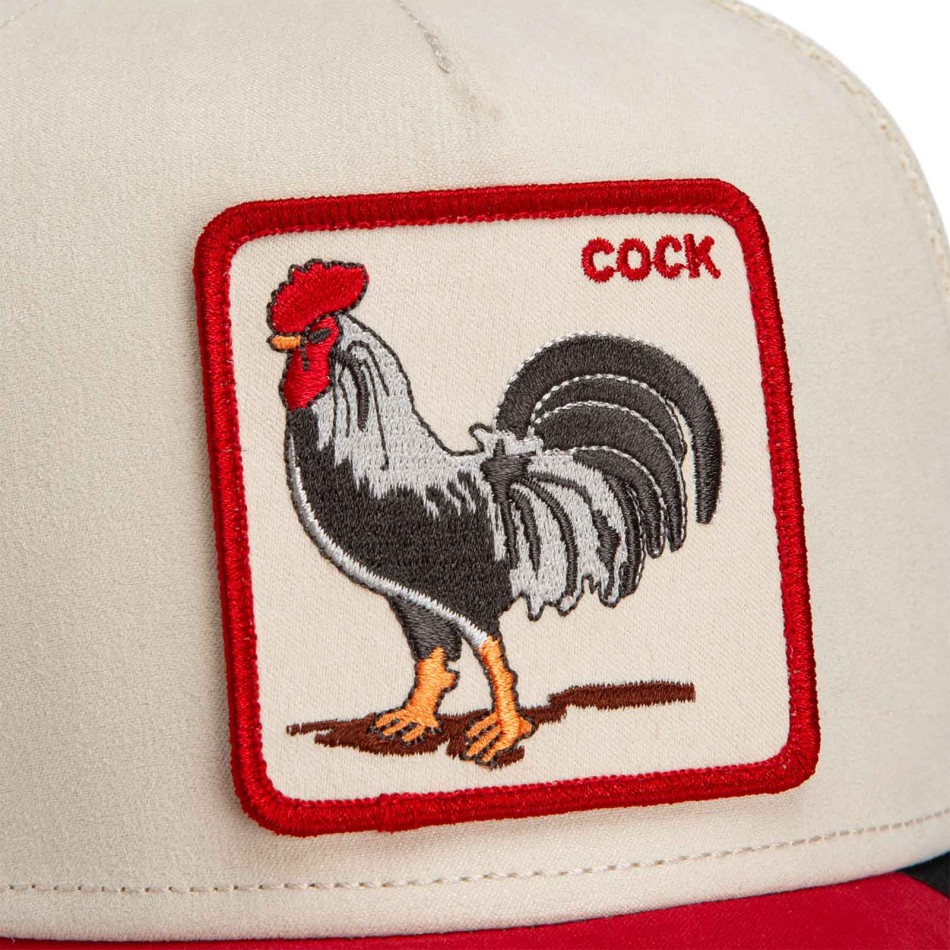 Goorin Bros "Rooster Cock" Micro Suede Trucker Cap – Embroidered Rooster – Unisex