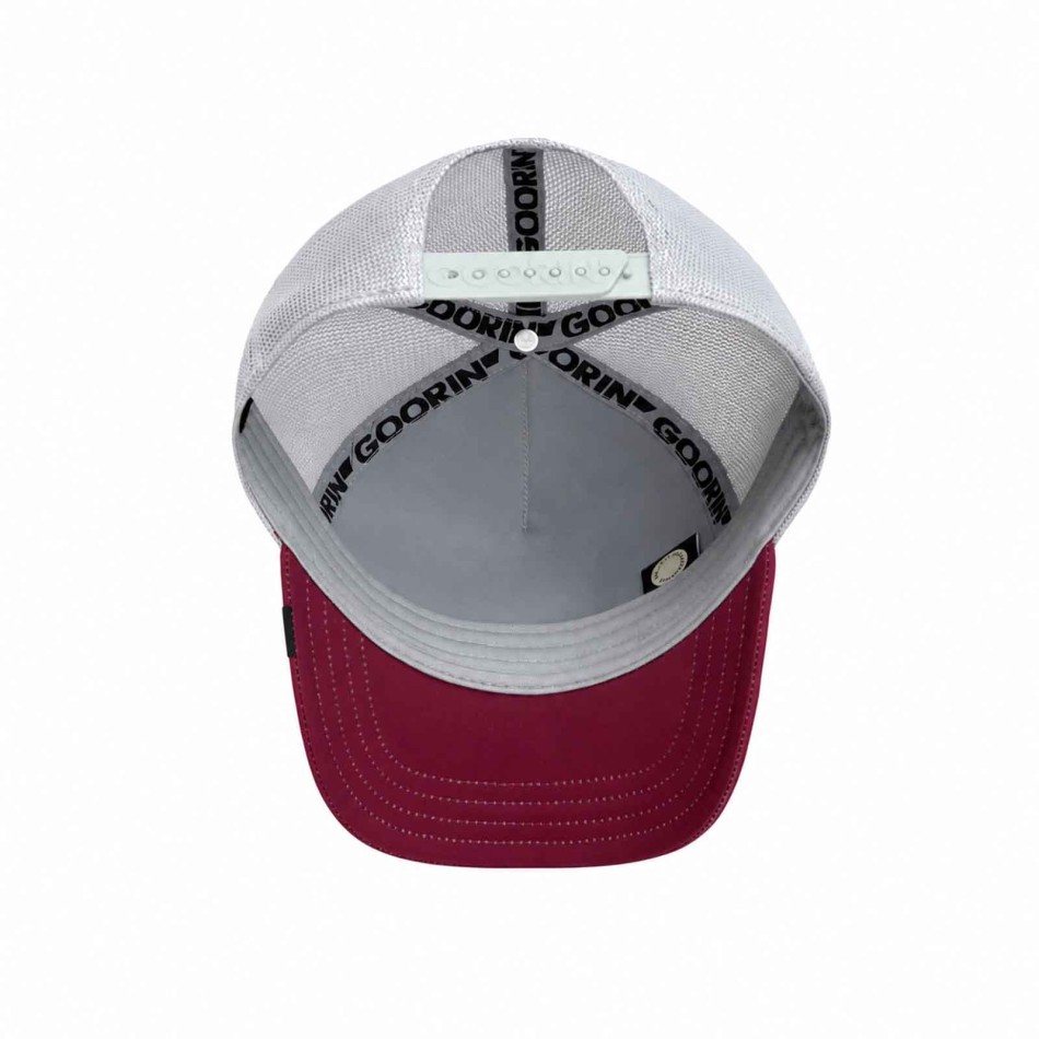 Goorin Bros -pet met kat Oops in de kleur Bordeaux | French Market