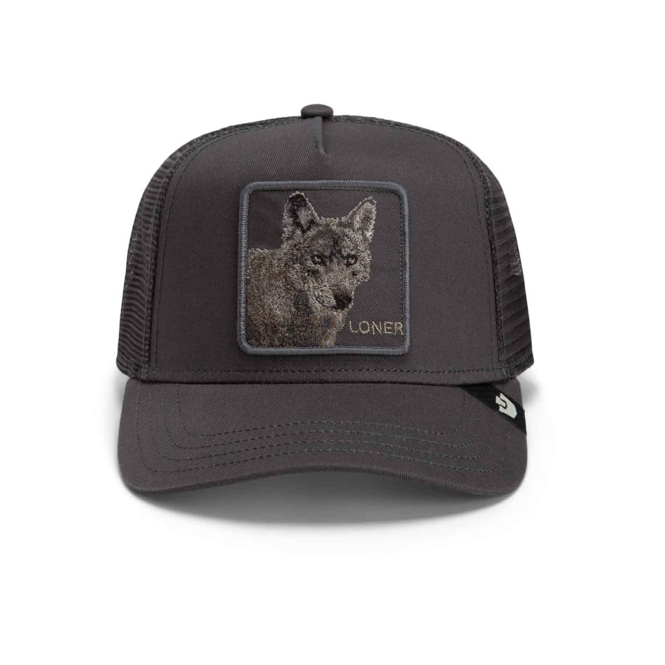 Gorra « Goorin Bros » Loup Loner gris y negro | French Market