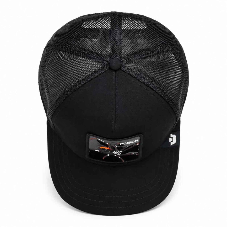 Casquette Goorin Bros Araignée Poison Noire "Black Out Spider" | French Market