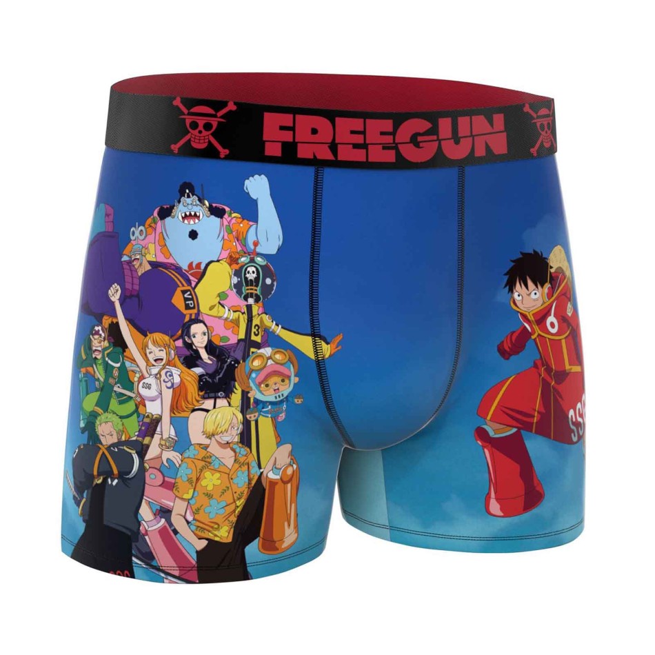 Boxer Homme Microfibre One Piece "Monkey D. Luffy"