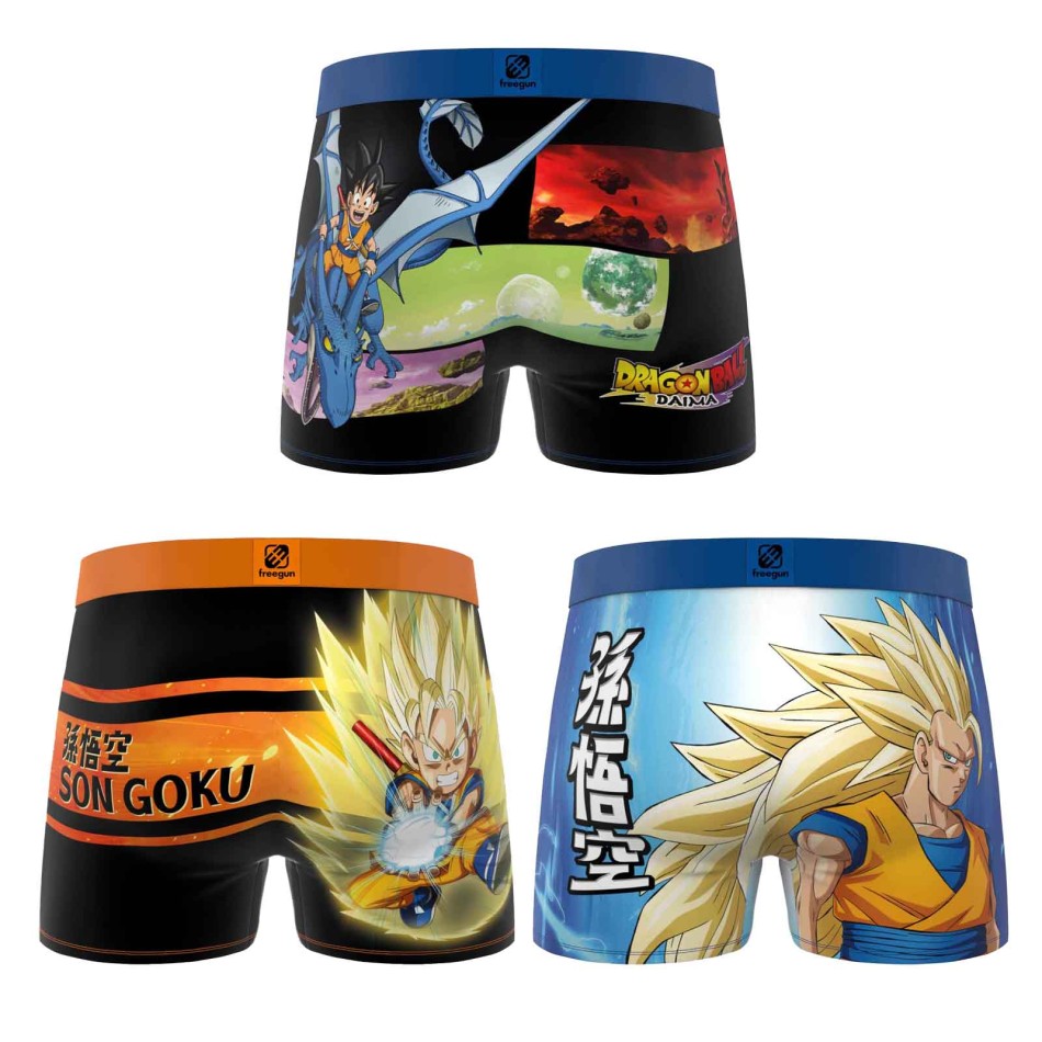 Lot 3 Boxers Garçon Freegun Dragon Ball Daima | French Market