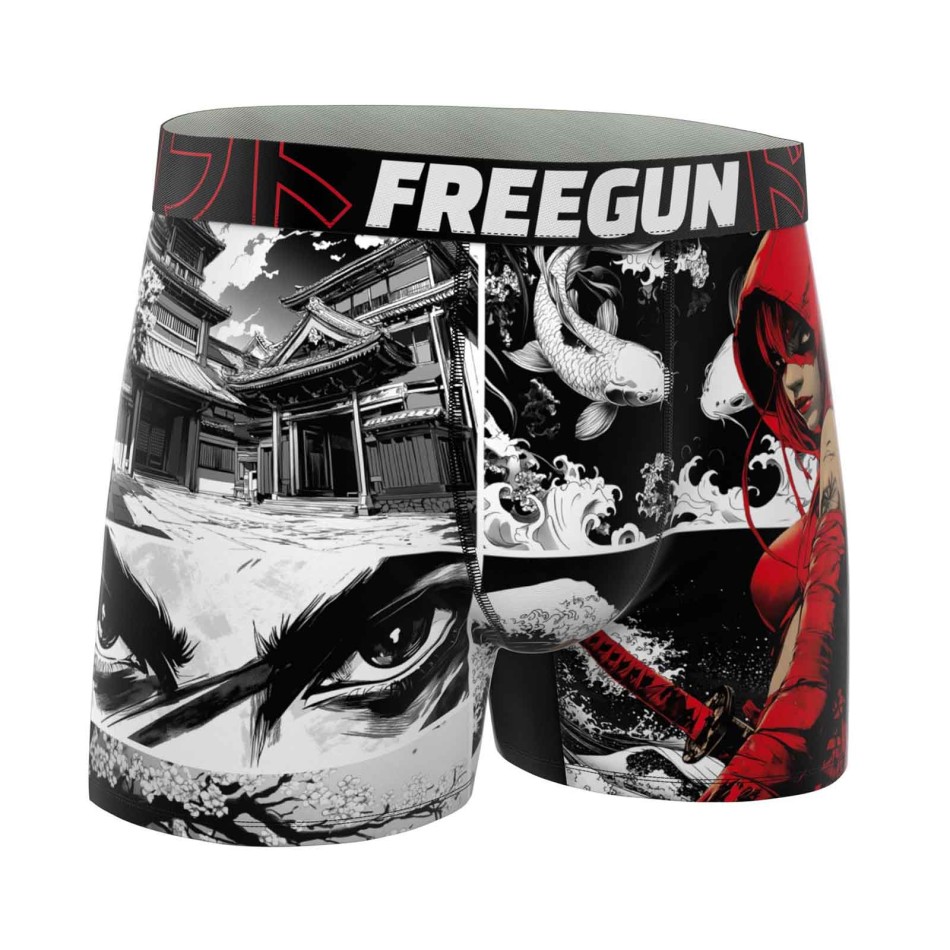Lote de 3 calzoncillos para niño « Freegun » de Japan Bushido | French Market