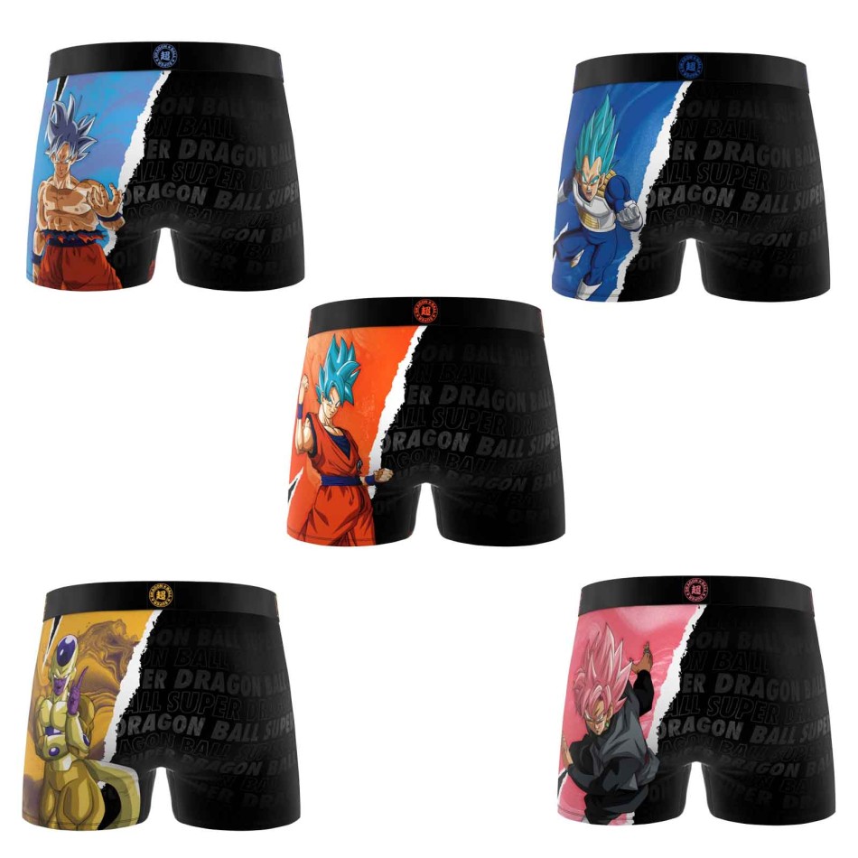 FREEGUN 5-Pack of Dragon Ball Super Boys' Boxers | French Market