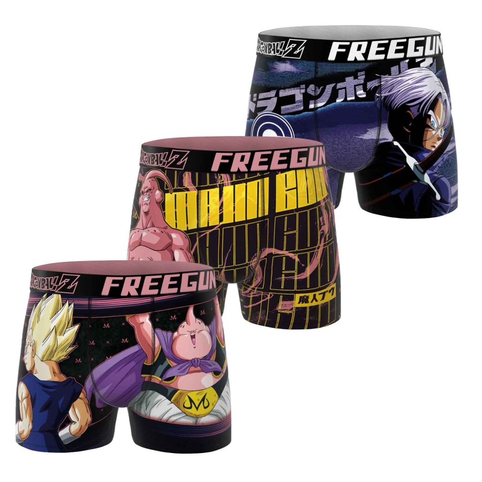 3er-Pack Boxershorts für Jungen Freegun Dragon Ball Z - Offiziell lizenzierte Unterwäsche