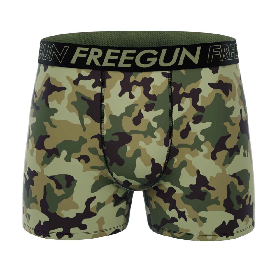 Freegun 4er-Pack Boxershorts für Männer aus Baumwolle mit Stretch Dynamik Sport