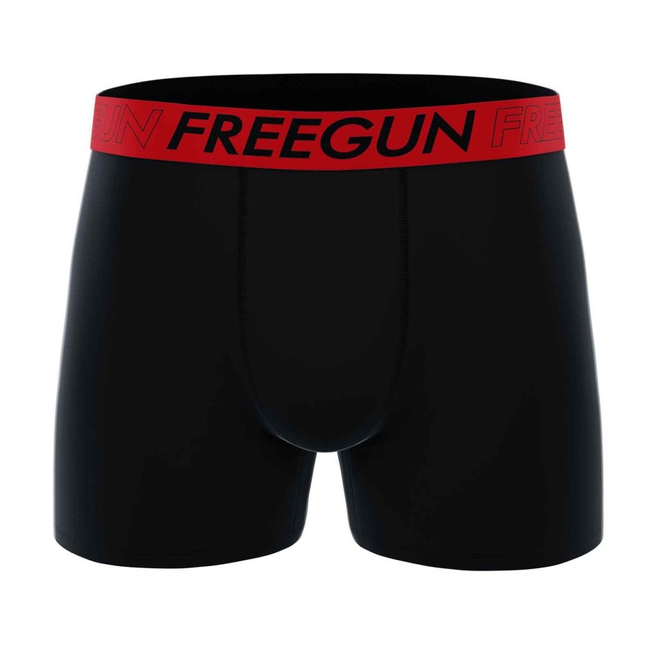 Freegun 4er-Pack Boxershorts für Männer aus Baumwolle mit Stretch Dynamik Sport