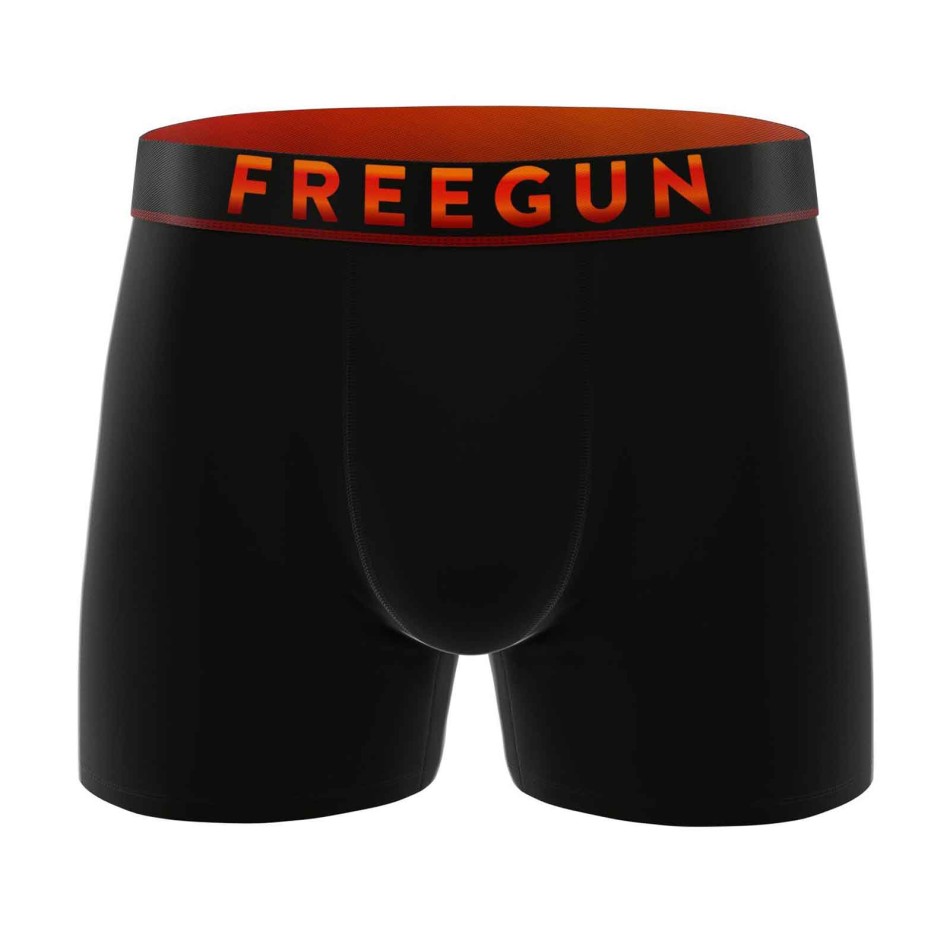 Set da 4 boxer da uomo " Freegun " in microfibra Signature | French Market