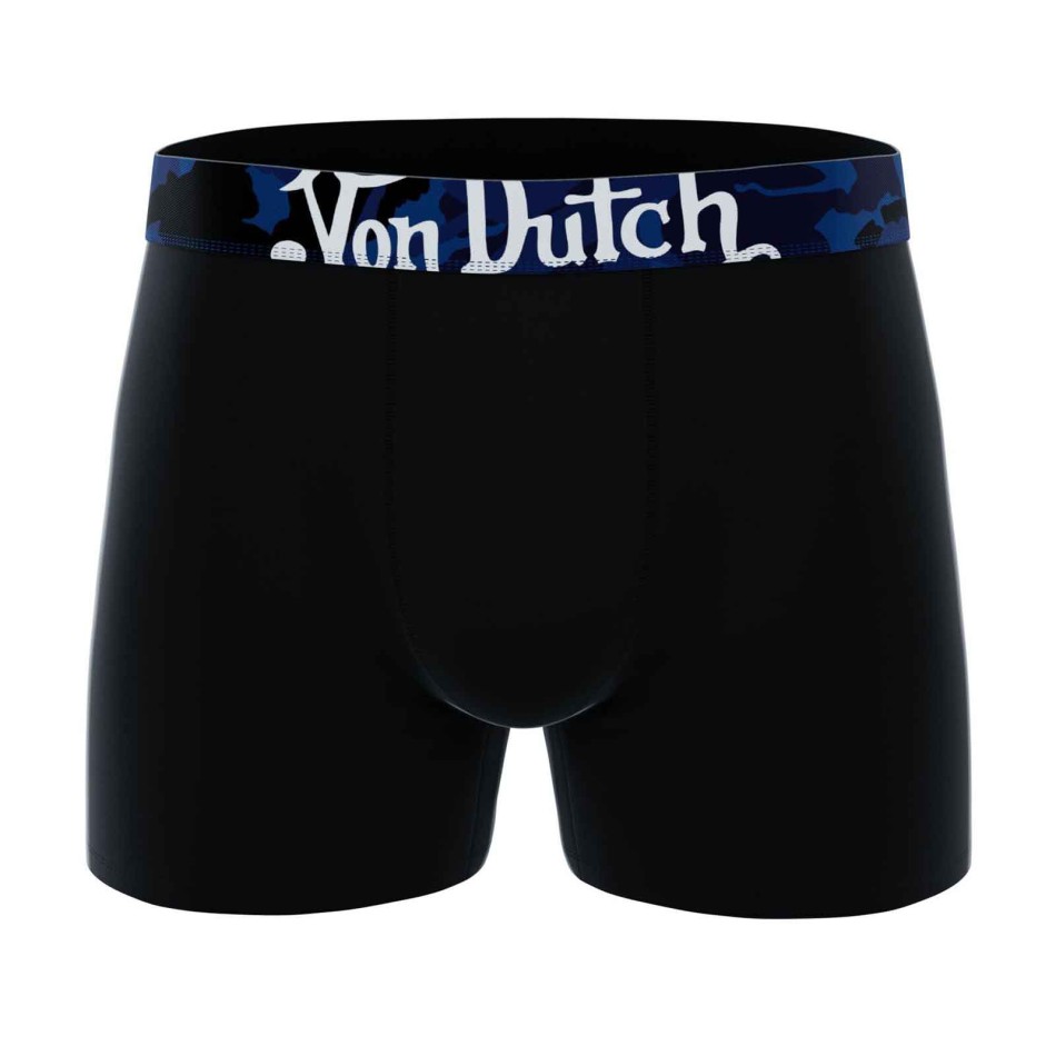 Set of 4 Men’s Von Dutch -Cotton Camouflage Boxer Shorts | French Market