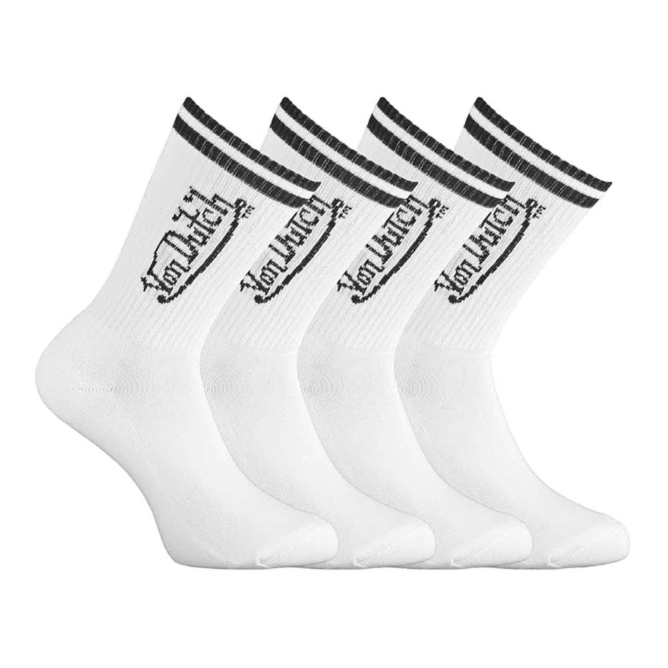 Set di 2 paia di calzini da uomo " Von Dutch " Heritage, nero e bianco | French Market
