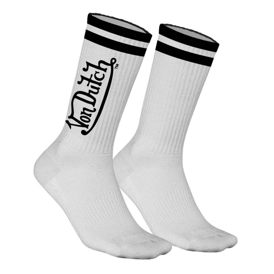 2er-Pack „ Von Dutch “ Herrensocken Heritage Schwarz-Weiß | French Market