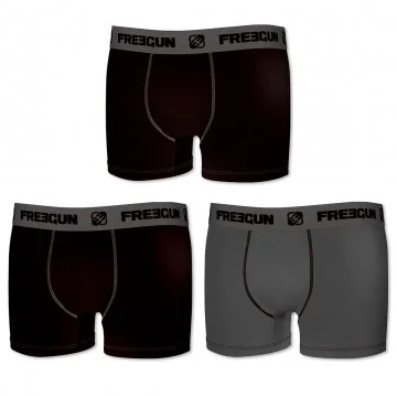 Set of 3 Men's Cotton Boxers (Boxers) Freegun on FrenchMarket
