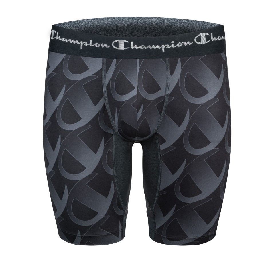 Boxer negro largo para hombre (Calzoncillos para hombre) Champion chez FrenchMarket