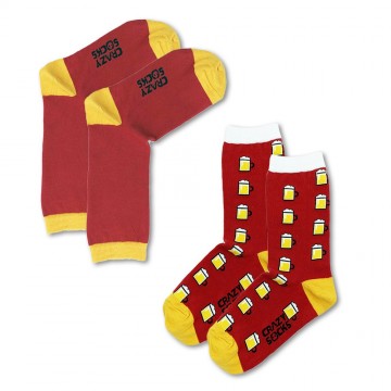 CRAZY SOCKS Chaussettes Food Coton Bio (Chaussettes fantaisies) Crazy Socks chez FrenchMarket