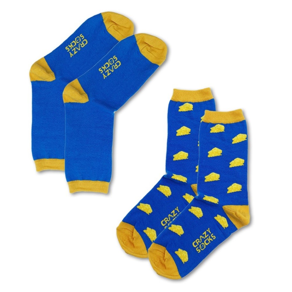 CRAZY SOCKS Chaussettes Food Coton Bio  (Chaussettes fantaisies) chez FrenchMarket