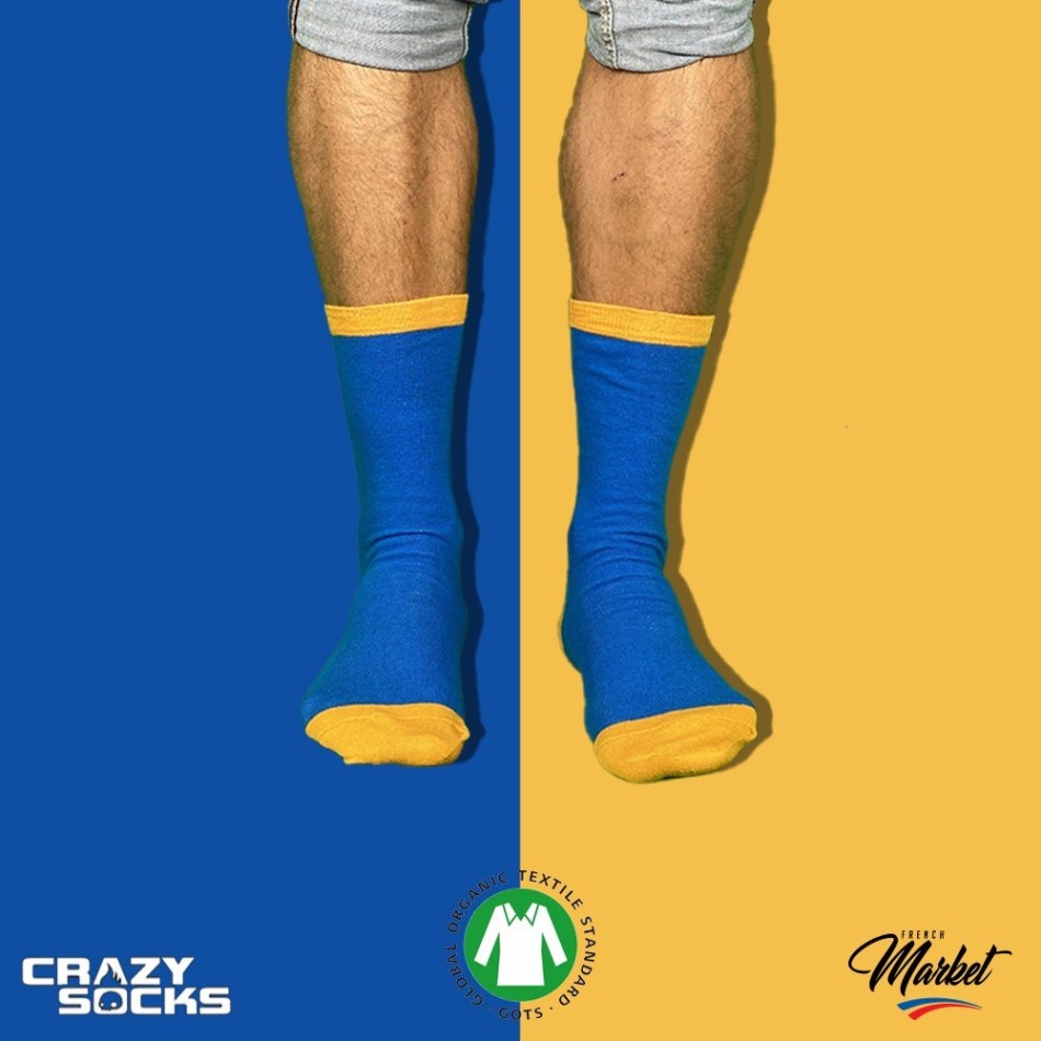 CRAZY SOCKS Chaussettes Food Coton Bio  (Chaussettes fantaisies) chez FrenchMarket
