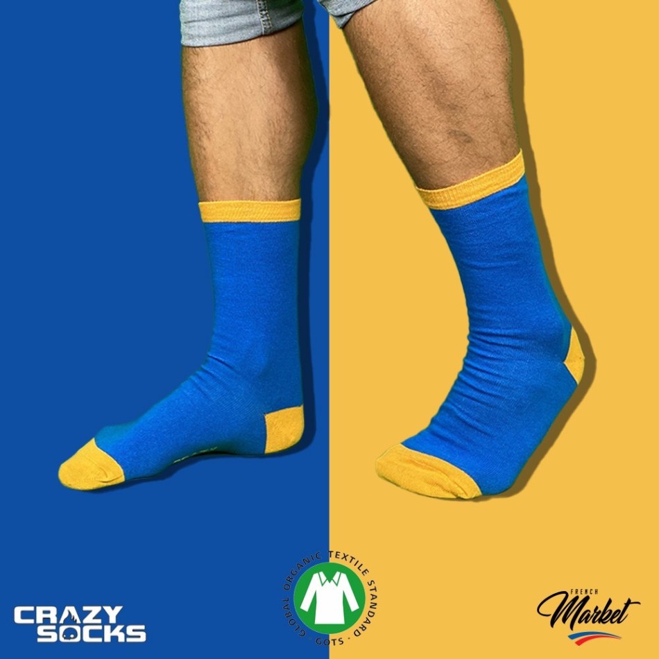 CRAZY SOCKS Chaussettes Food Coton Bio  (Chaussettes fantaisies) chez FrenchMarket