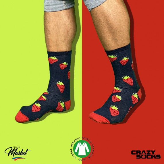 Crazy Socks Chaussettes Fruits Coton Bio