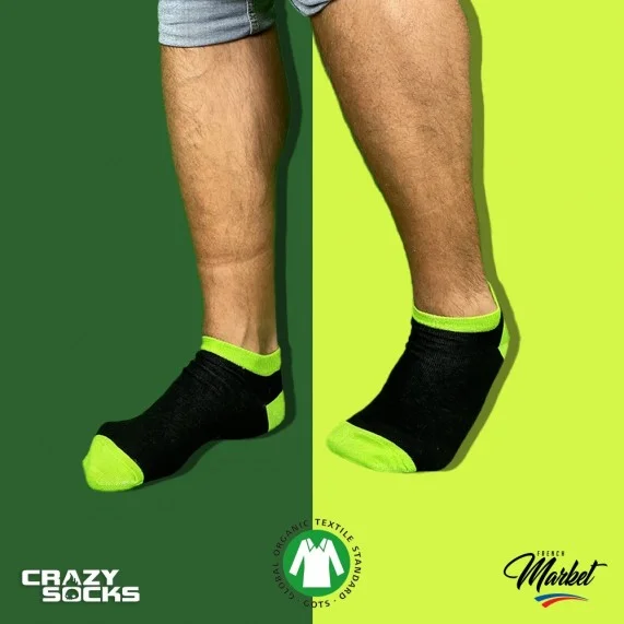 CRAZY SOCKS Socquette Fruits Coton Bio