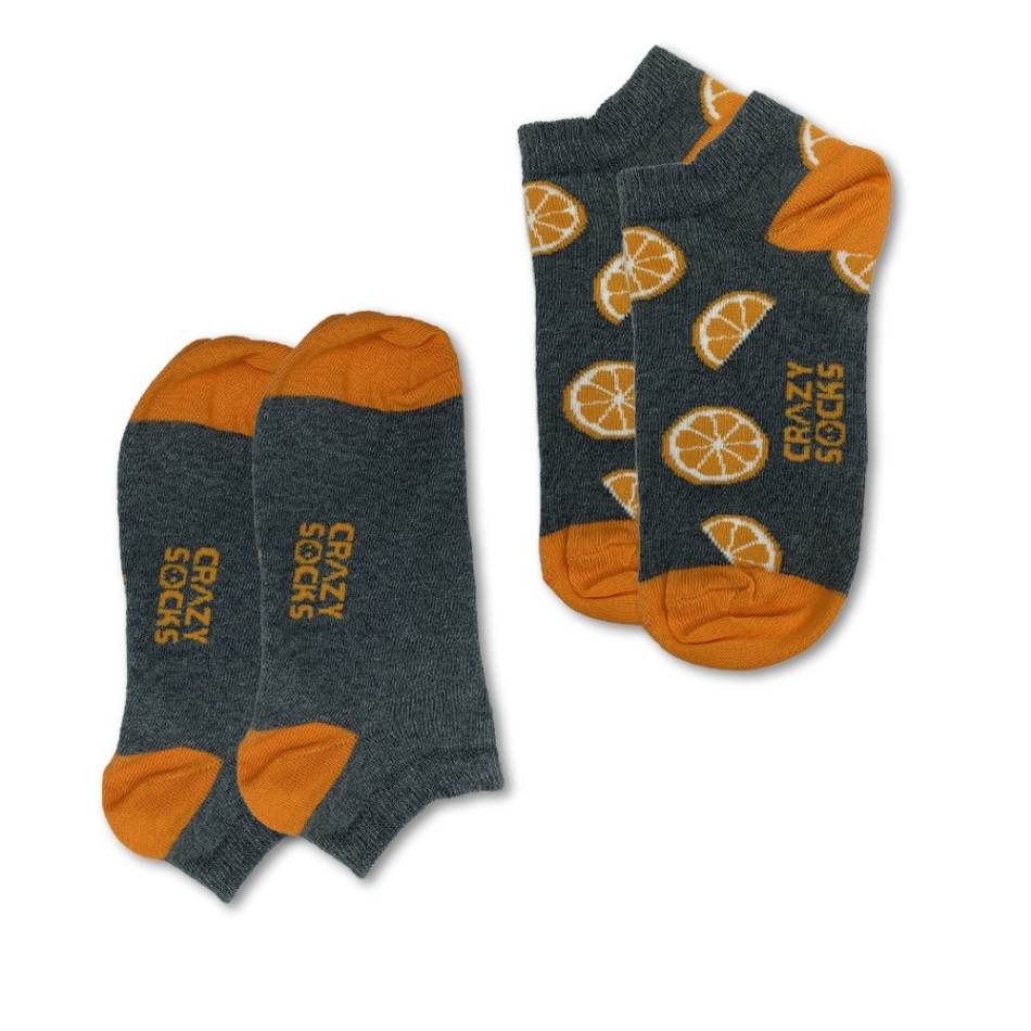 CRAZY SOCKS Socquette Fruits Coton Bio  (Chaussettes fantaisies) chez FrenchMarket