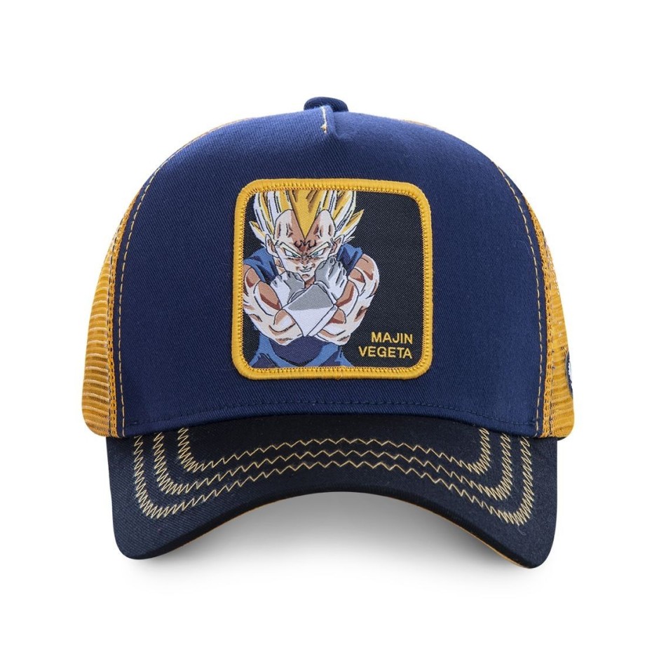 CAPSLAB Casquette Trucker Dragon Ball Z Majin Vegeta  (Casquettes) chez FrenchMarket