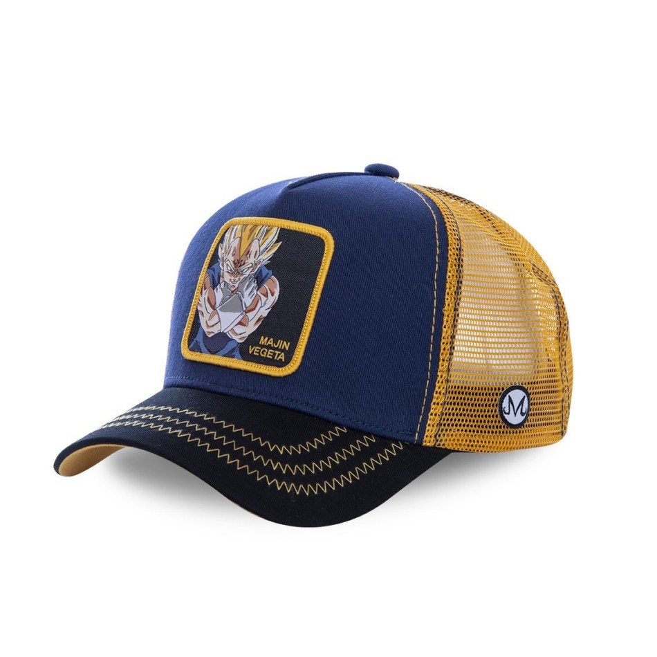CAPSLAB Casquette Trucker Dragon Ball Z Majin Vegeta  (Casquettes) chez FrenchMarket