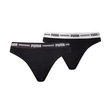 Women's Cotton Thongs 2 Pack (Strings) PUMA on FrenchMarket