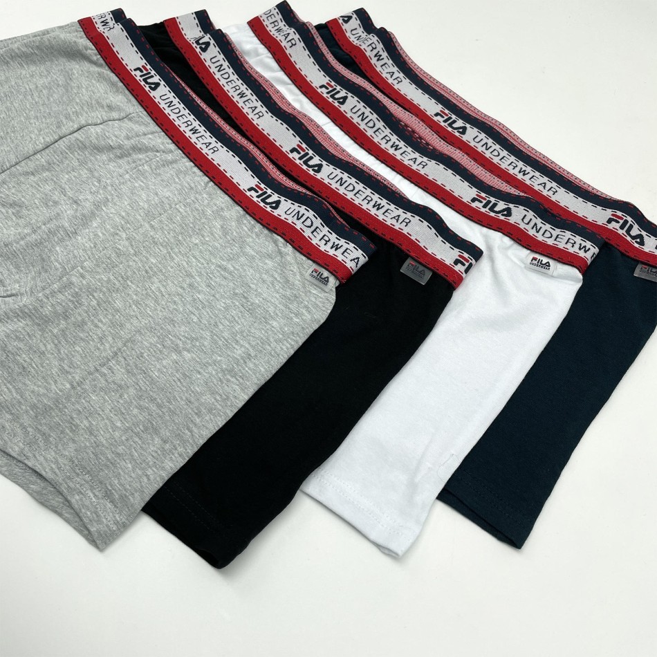Boxers Premium Homme Coton - Lot de 4 (Boxers) Fila chez FrenchMarket