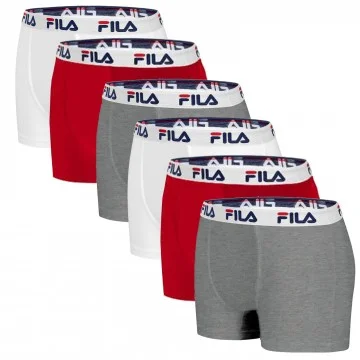 Baumwoll-Boxershorts für Männer 6er-Set (Boxershorts für Männer) Fila auf FrenchMarket