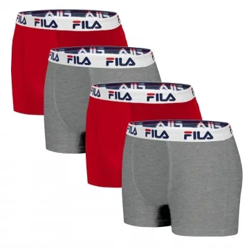 Set di 4 boxer da uomo in cotone (Boxer da uomo) Fila chez FrenchMarket