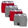Juego de 4 bóxers de algodón para hombre (Calzoncillos para hombre) Fila chez FrenchMarket