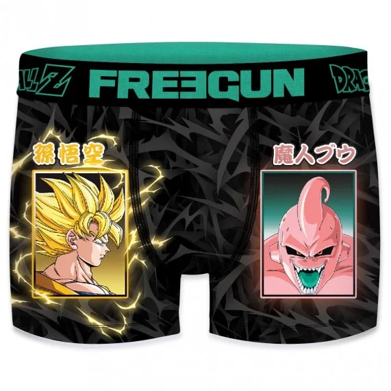 Dragon Ball Z Super Saiyen Boxer Vs Buu (Men's boxer shorts) Freegun on FrenchMarket