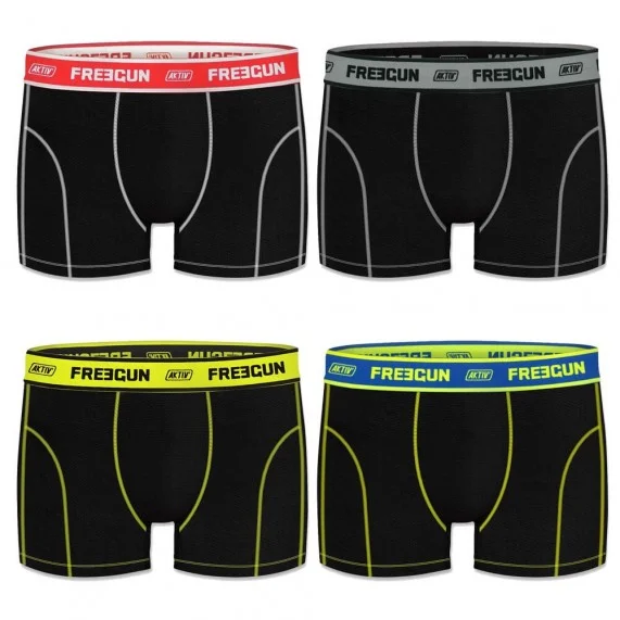 Lot de 4 Boxers Freegun Homme AKTIV Sport Spécial Edition en Mesh ASS3 (Boxershorts für Männer) Freegun auf FrenchMarket