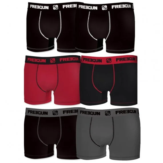 Lot de 6 Boxers Homme Coton (Lot boxers Homme) Freegun chez FrenchMarket Lot de 6 Boxers Homme Coton (Lot boxers Homme) Freegun chez FrenchMarket
