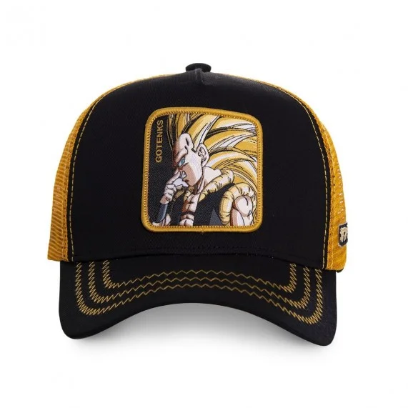 CAPSLAB Casquette Trucker Dragon Ball Z Gotenk Gris (Cappellino) Capslab chez FrenchMarket