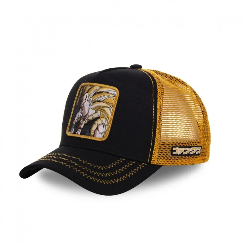 Capslab - Casquette Trucker Dragon Ball Z Gotenk Jaune Taille Unique