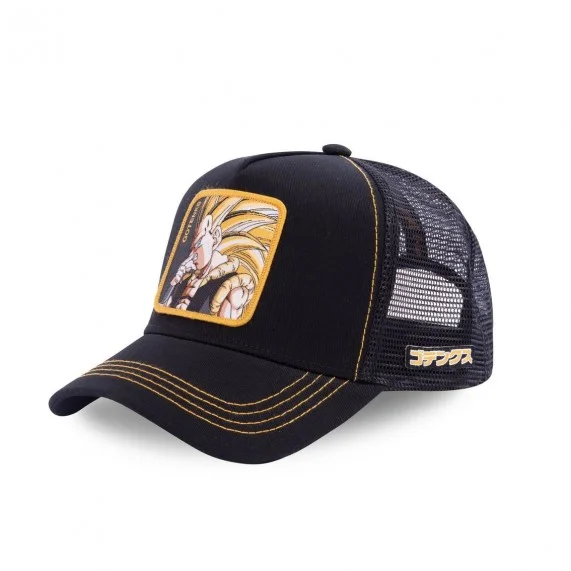 CAPSLAB Casquette Trucker Dragon Ball Z Gotenk Gris (Cappellino) Capslab chez FrenchMarket