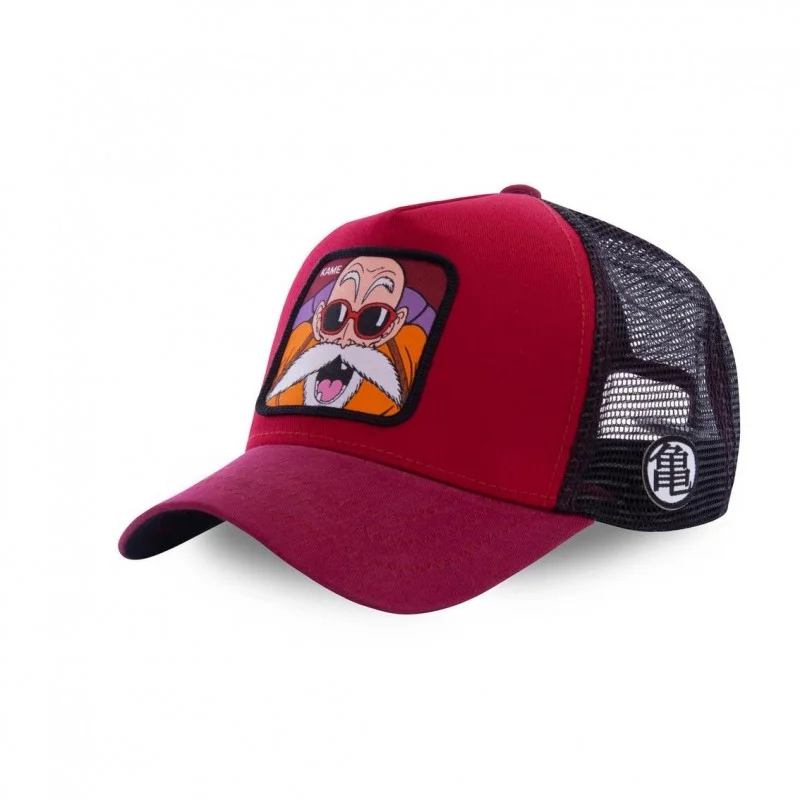 Capslab - Casquette Dragon Ball Z Tortue Géniale KAME SENNIN Rouge Taille Unique
