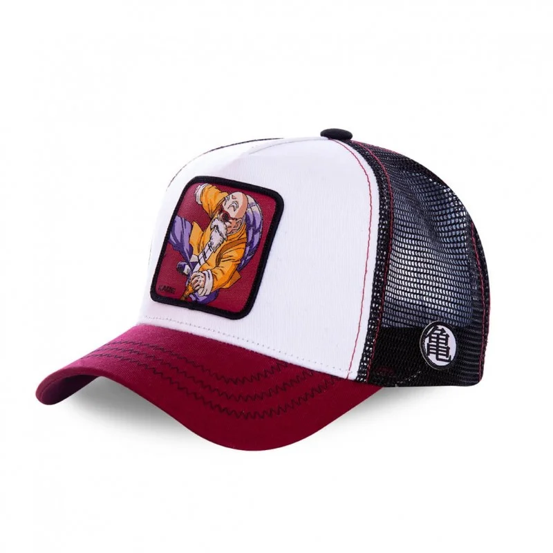 Capslab - Casquette Dragon Ball Z Tortue Géniale KAME SENNIN Blanc Taille Unique