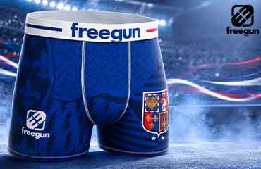 Boxer FREEGUN France Football Coupe du Monde 2026 : tous derrière les Bleus !